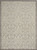 10' X 13' Natural Damask Non Skid Indoor Outdoor Area Rug - 606114455271