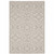 5' X 7' Grey Floral Stain Resistant Indoor Outdoor Area Rug - 606114583110