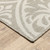 5' X 7' Grey Floral Stain Resistant Indoor Outdoor Area Rug - 606114583110