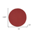 6' X 6' Brick Red Round Indoor Outdoor Area Rug