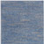 2' X 6' Blue And Grey Striped Non Skid Indoor Outdoor Runner Rug - 606114456063
