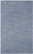 3' X 5' Blue And Grey Striped Non Skid Indoor Outdoor Area Rug - 606114458234