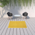 5' X 7' Yellow Indoor Outdoor Area Rug