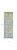 2' X 6' Ivory And Blue Damask Non Skid Indoor Outdoor Runner Rug - 606114455172