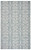 5’ x 8’ Blue Geometric Indoor Outdoor Area Rug