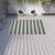 10' X 13' Blue and Beige Geometric Stain Resistant Indoor Outdoor Area Rug
