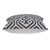 20" x 7" x 20" Gray and White Accent Pillow Cover With Poly Insert - 4512822761343