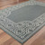 2' X 4' Grey Stain Resistant Indoor Outdoor Area Rug - 606114582281