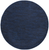 6' X 6' Blue Round Indoor Outdoor Area Rug