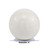 4" X 4" X 4" White Aluminum Sphere - 4512839436449