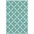 5' X 8' Blue Geometric Stain Resistant Indoor Outdoor Area Rug