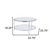 34" Chrome Glass And Metal Round Mirrored Coffee Table - 808230104129