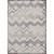 5' X 7' Blue Chevron Indoor Outdoor Area Rug - 606114678533