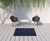 4' X 6' Midnight Blue Non Skid Indoor Outdoor Area Rug - 606114456605
