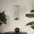 17" X 5" X 6" Green, Wood, Mirror - Candle Holder Sconce - 689805004897