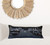 35" Black and White Paris Nighttime Skyline Standard Lumbar Decorative Pillow - 606114643906