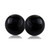 3" Black Enameled Aluminum Decorative Sphere - 4512839599304