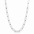 Silver Large Elongated Link Chain
