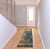 2' X 8' Blue Gold Teal Rust Grey And Beige Abstract Power Loom Stain Resistant Runner Rug