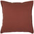 Homeroots Home Decor Rust Brown Solid Color Flange Edge Throw Pillow, 20 x 20 Inches
