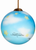 Dream Little Girl Hand Painted Glass Ornament