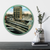 Courtside Market Chatham Square Double Deck Elevated NYC Postcard Circular Wood Decor