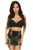 Patent Lace-Up Skirt with Lacing
