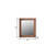 46" Brown Dresser Solid Wood Mirror