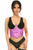 Lavish Holo Open Cup Underwire Waist Cincher