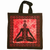Seven Chakras Avatar Meditation Tie Dye Market Tote Bag Canvas Graphic