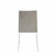 Set of Two Light Gray And Silver Upholstered Fabric Dining Side Chairs