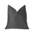 Plutus Milan Flare Black and Beige Luxury Throw Pillow
