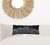 Homeroots Home Decor Frankfurt Nighttime Skyline Lumbar Decorative Pillow, Black, 35 Inches