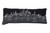 Homeroots Home Decor Frankfurt Nighttime Skyline Lumbar Decorative Pillow, Black, 35 Inches