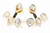 Leaf Design Jacket Earrings