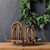 Modern Metal Arches Sculpture 