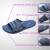 Roxoni Men's Comfort Open Toe Slide Sandals, Anti Skid Rubber Sole