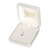 Nk-Puff Heart Silver Plate 1/4-13"Ch-Dbx