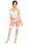 Lavish Sheer Lace Underwire Waist Cincher Corset