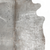 5' X 7' Gray and Silver Genuine Cowhide Hand Knotted Area Rug