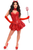 Top Drawer 5 PC Sequin Devil Corset Costume