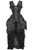 Top Drawer Steel Boned Black Lace Victorian Bustle Corset Dress