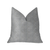 Plutus Deluxe Rockland Beige and Silver Luxury Throw Pillow