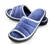 Roxoni Women's Open Toe Memory Foam Slippers with Contrast Design -Sizes 6 to 11 -style #2186