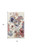2' X 3' Blue Pink And Gray Wool Floral Tufted Handmade Area Rug