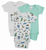 Bambini Short Sleeve One Piece 3 Pack