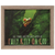 Framed Wall Art Fully Rely On God Woodgrain