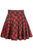 Skulls Stretch Lycra Skirt