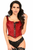 Lavish Velvet Lace-Up Bustier Top