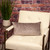 12" X 24" Taupe Cotton Blend Throw Pillow